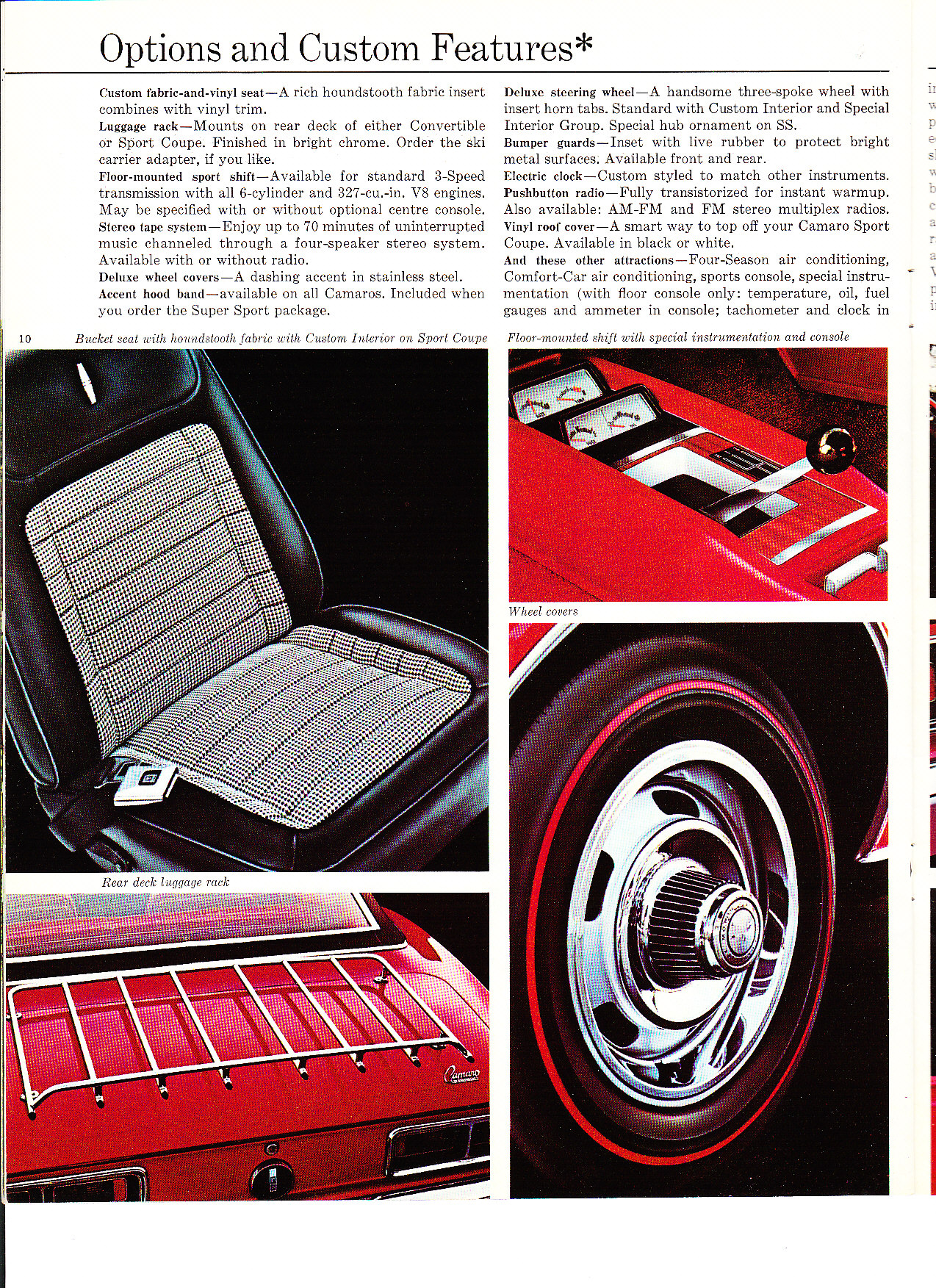 1968 Chev Camaro Brochure Page 6